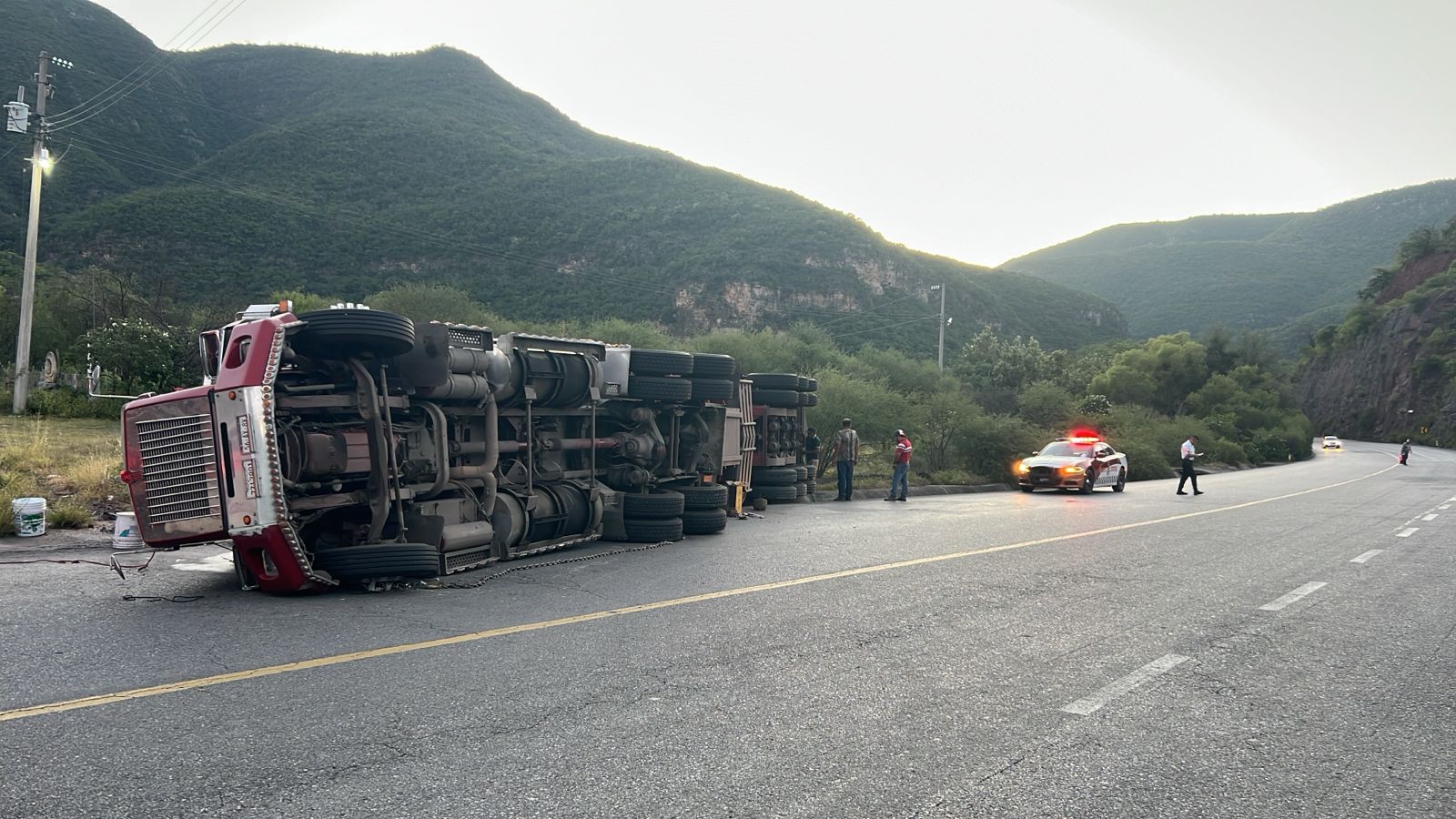 0Cerrarán circulación en Juan Capitán-El Chihue por volcadurag