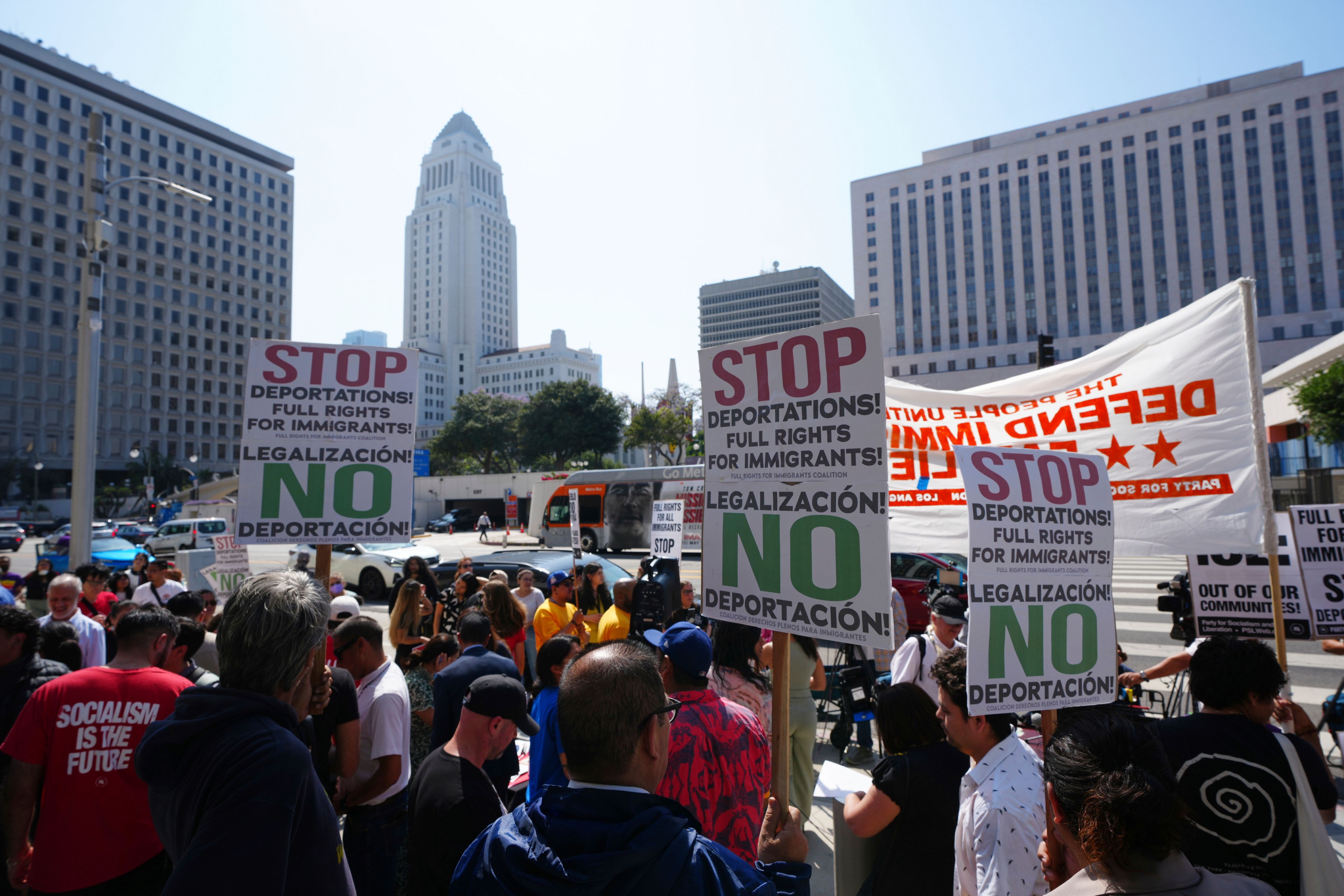 Protesta los angeles
