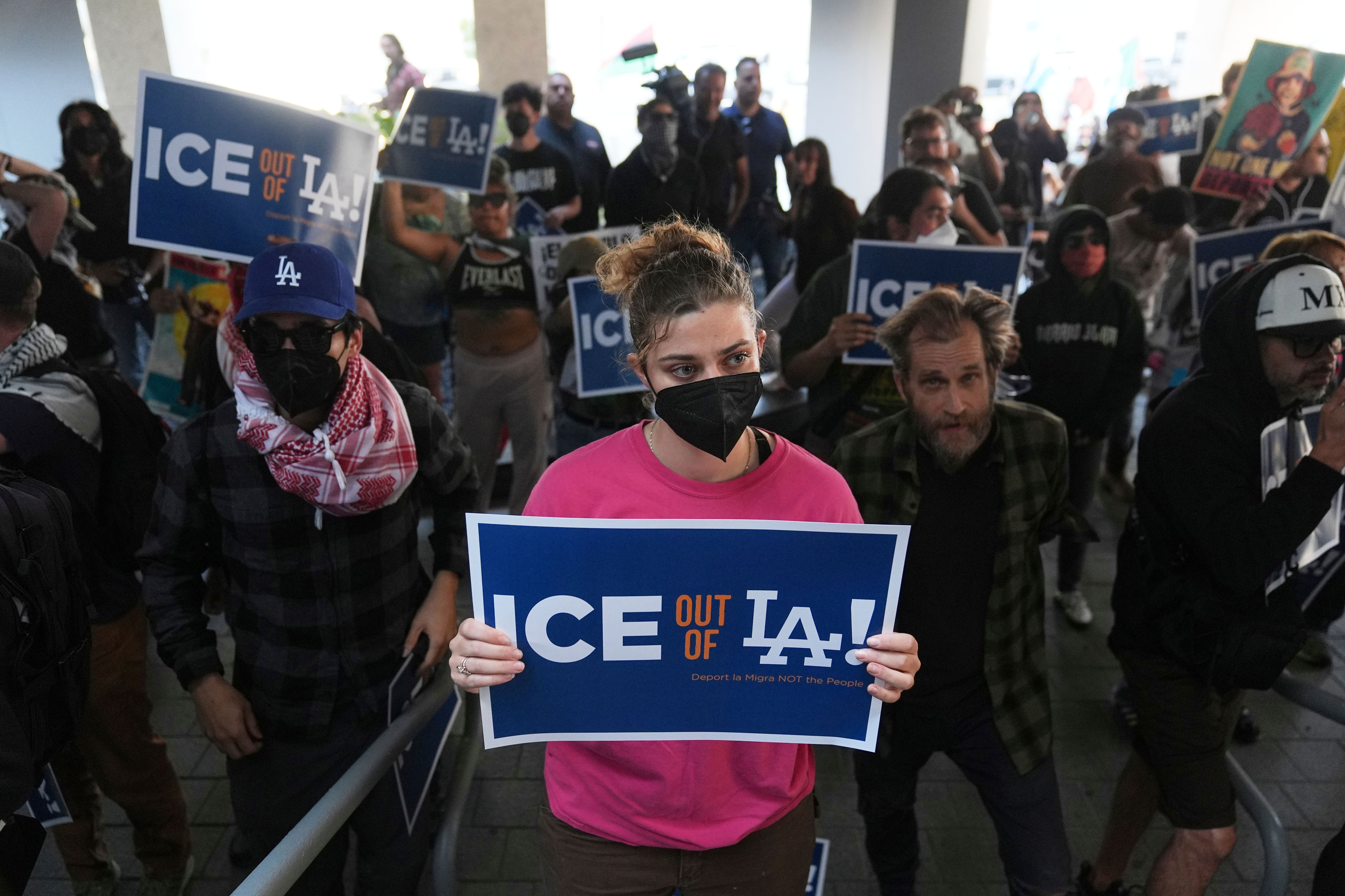 Protesta los angeles