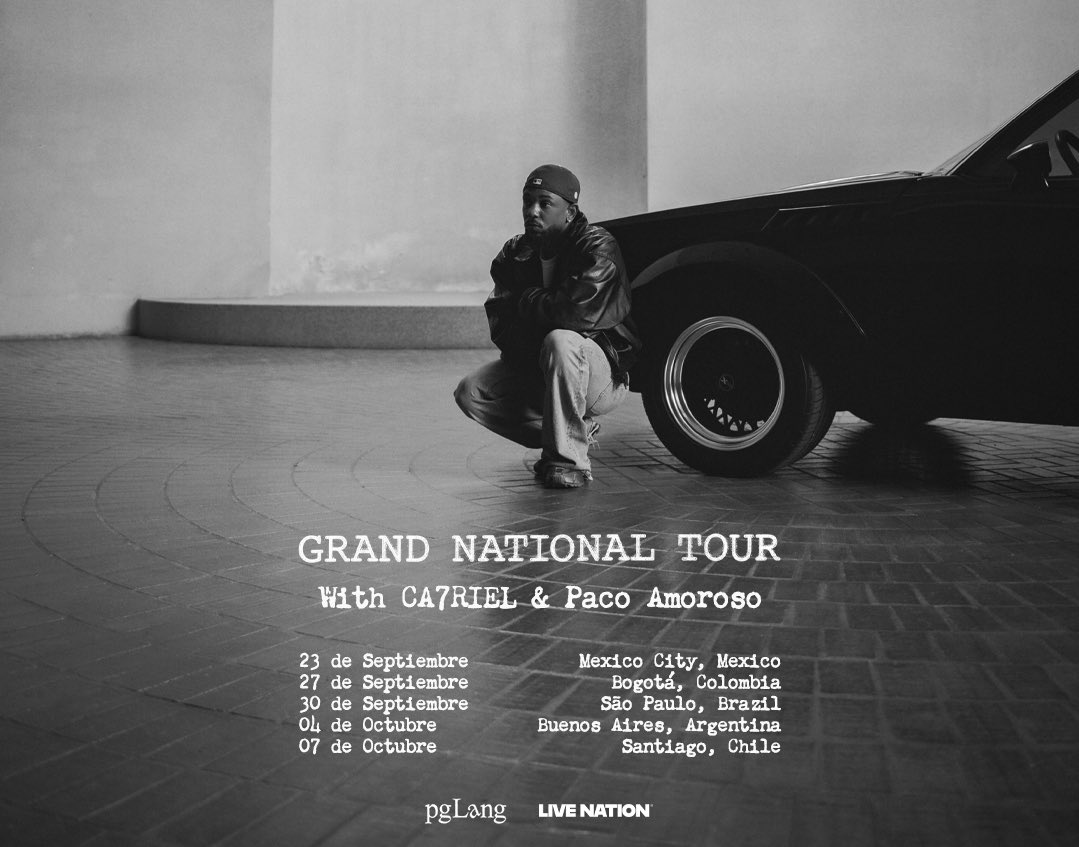 Anuncia Kendrick Lamar concierto en México en septiembre