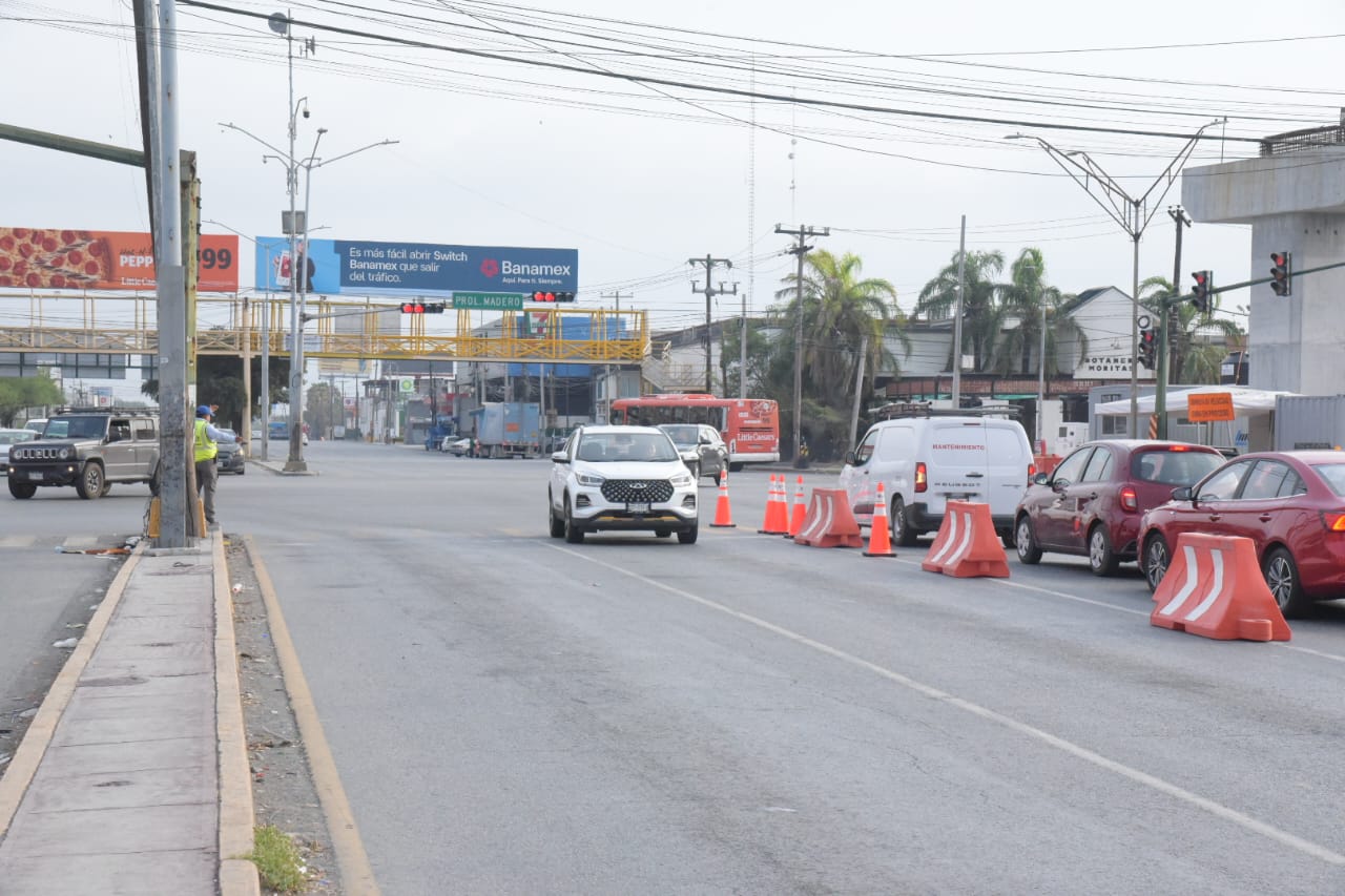 Arranca circulación de carril de contraflujo en Morones