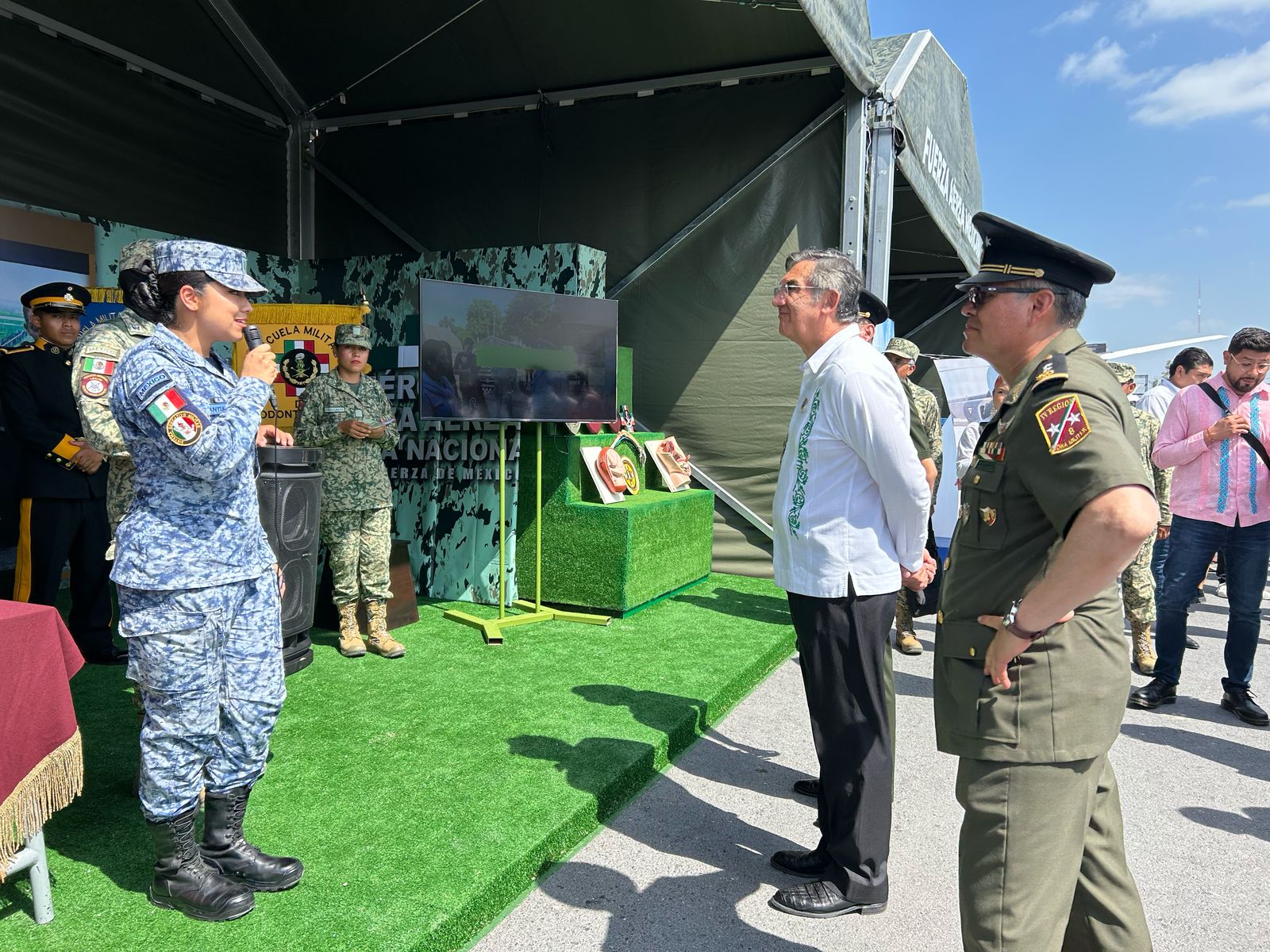 Arranca en Reynosa exhibición militar: 'La Gran Fuerza de México'