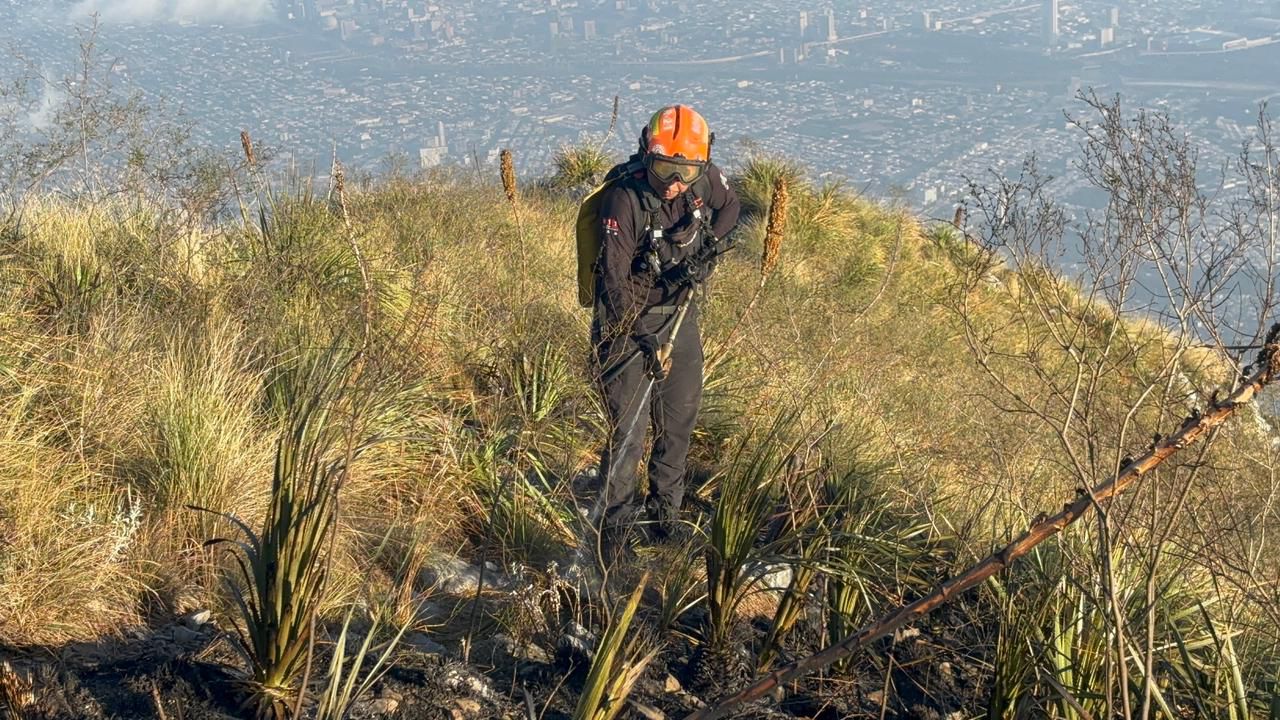 Atiende Protección Civil incendio forestal en Guadalupe