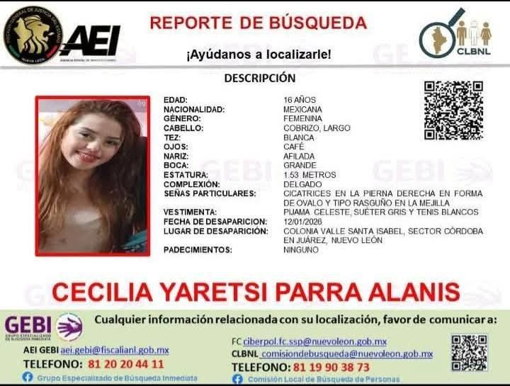 Buscan a menor de 16 años tras presunto plagio en Juárez.jpg