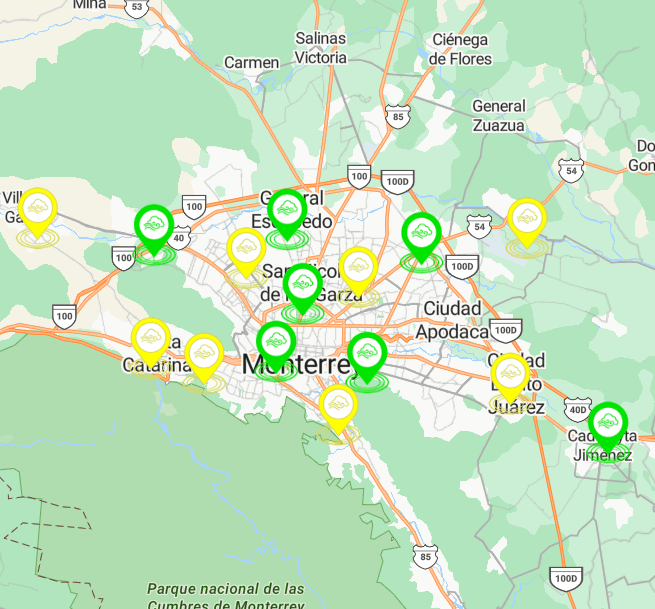 Calidad del aire 22 nov 2025