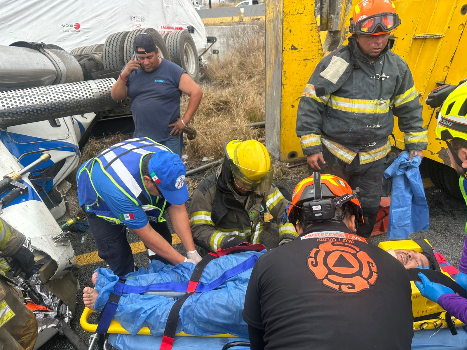 Carretera Laredo-accidente
