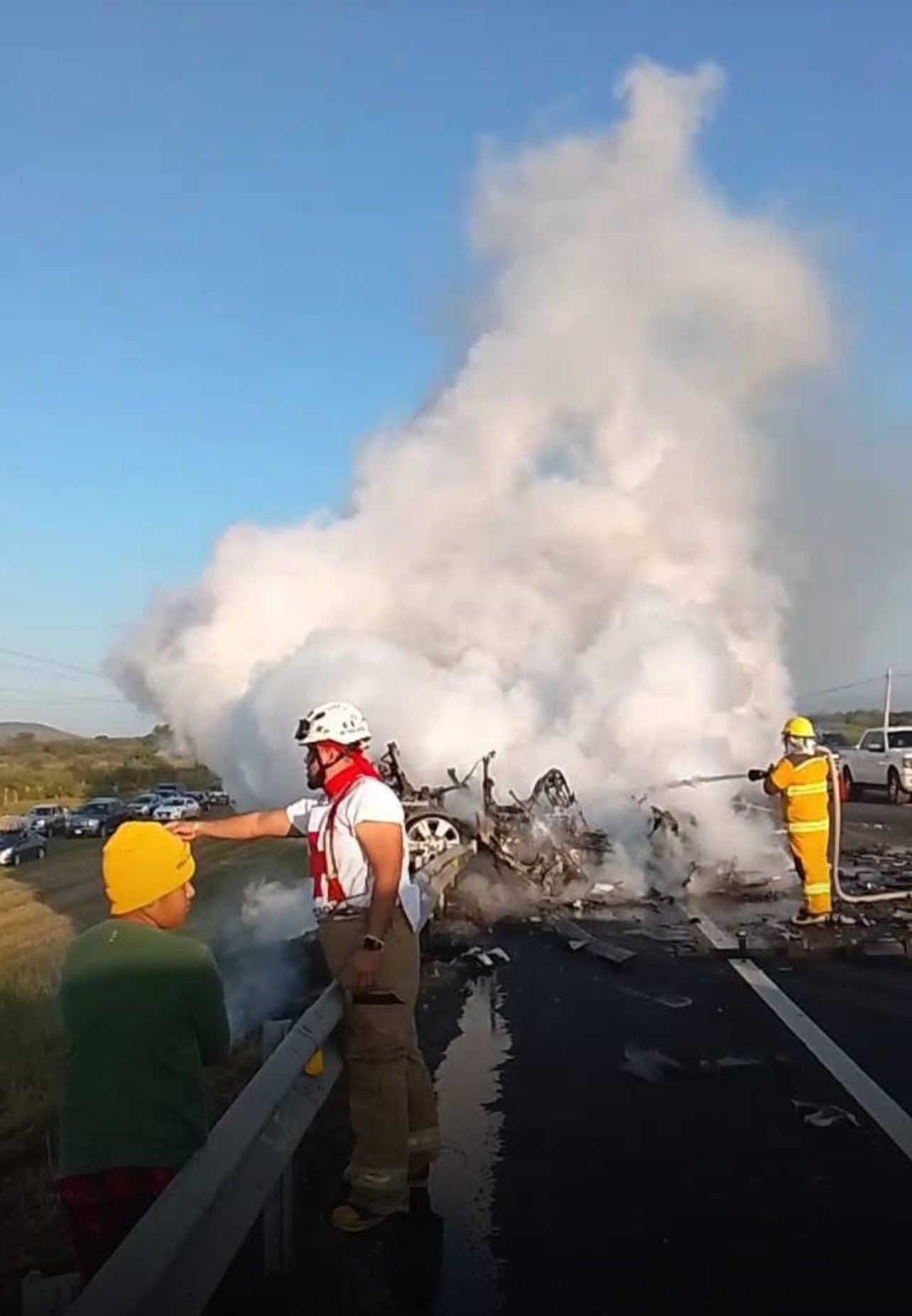 Choque deja dos muertos en carretera Ciudad Victoria-Tampico.jpg