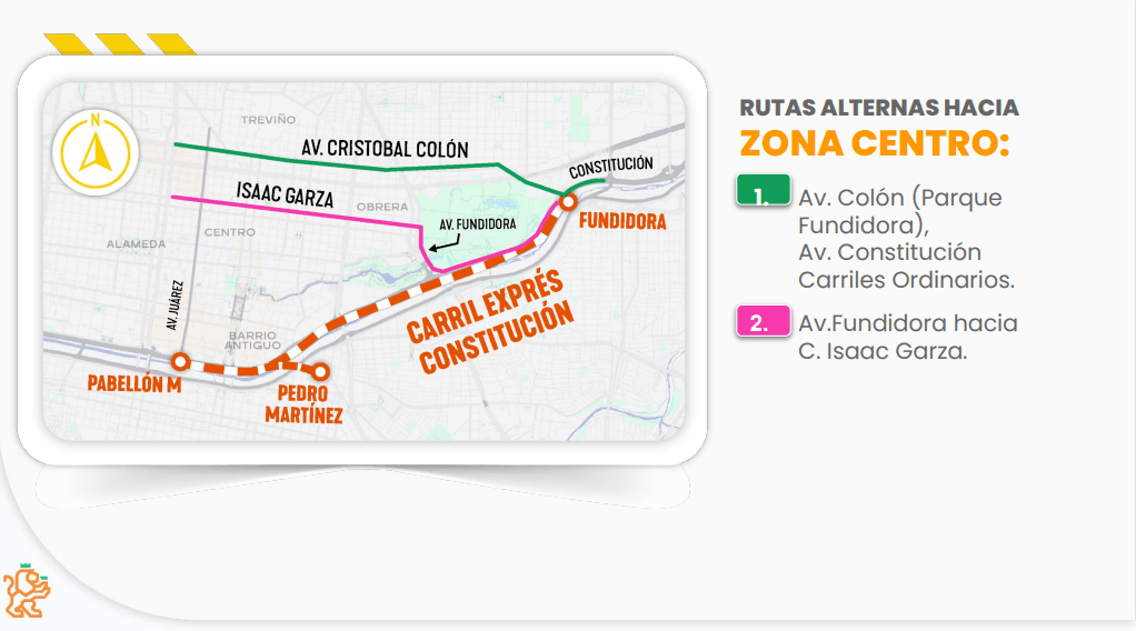 Cierre temporal en exprés de Constitución por obras del Metro