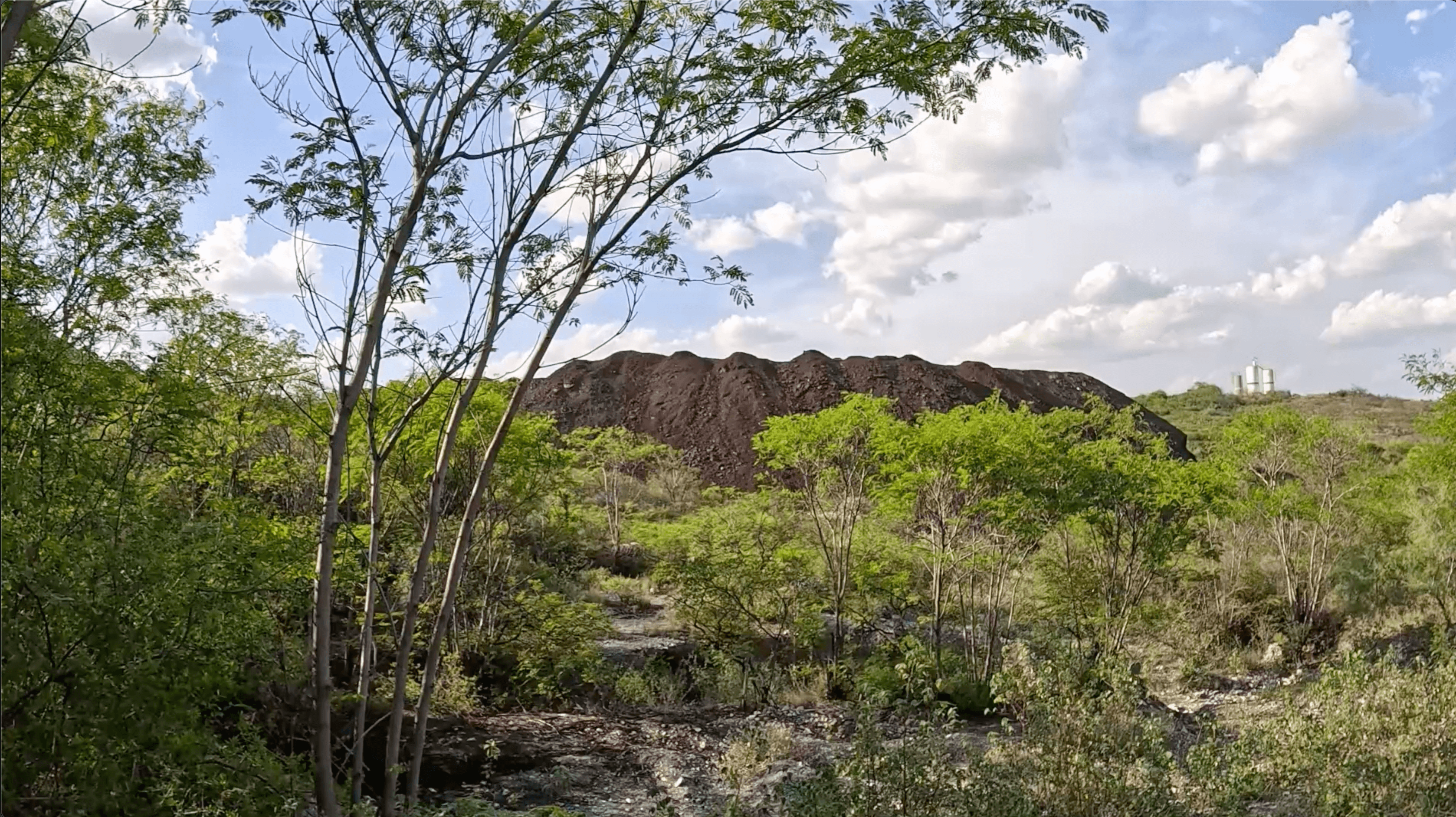 Denuncia Glen montañas de plomo y arsénico de Zinc Nacional en Cerro de Topo Chico
