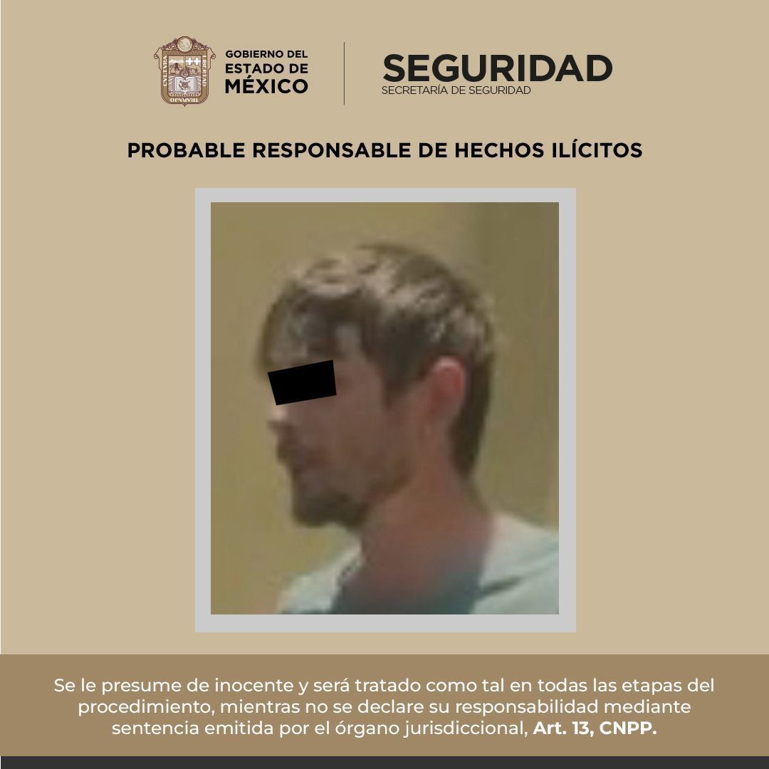 Detienen a extranjero con presunta credencial de la CIA en Edomex