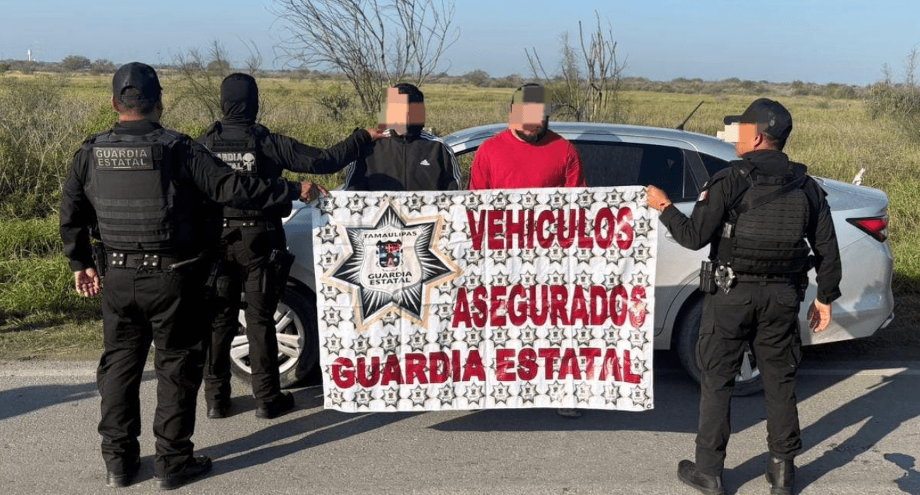 Capturan a dos en posesión de automóvil robado en Reynosa.png
