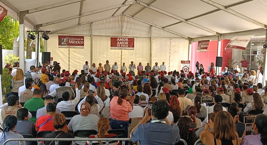 Encabeza Sheinbaum asamblea de 'Salud casa por casa' en Tampico 