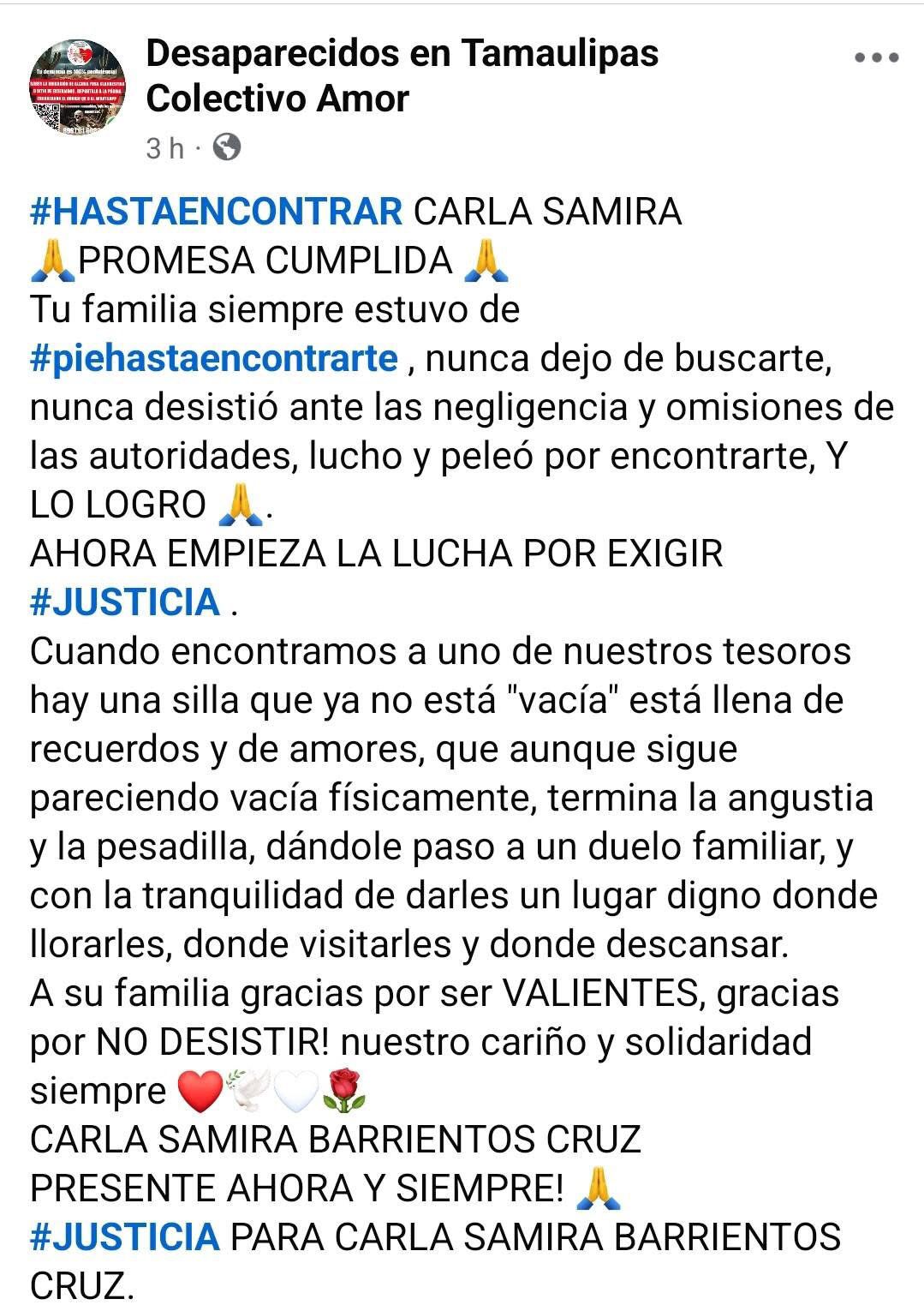 Encuentran sin vida a Neyra Jarely y Carla Samira en Reynosa