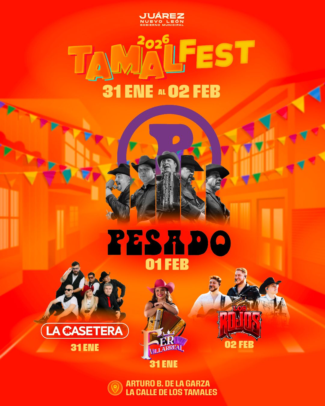 Foto 01- Comunicado 013- Grupo Pesado y La Casetera encabezan el Tamal Fest 2026.jpeg