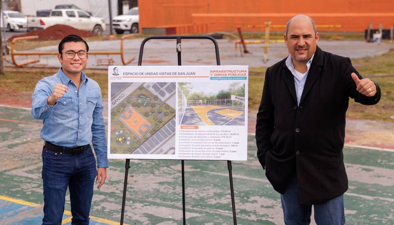 Foto 01-Vistas de San Juan se transforma con la construcción de nuevo Espacio de Unidad en Juárez.jpg