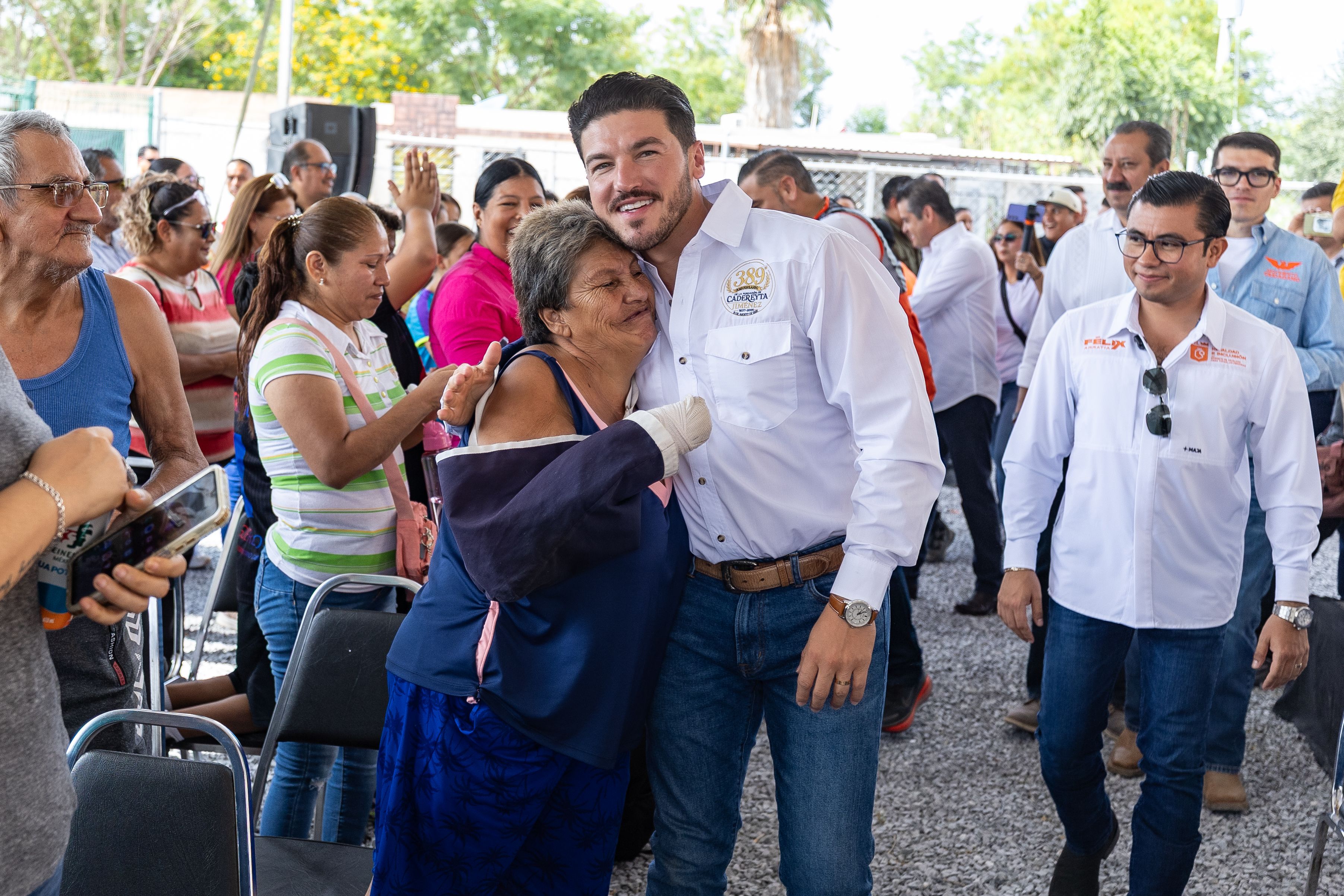 INICIA GOBERNADOR GIRA EN CADEREYTA CON OBRAS DEL PUENTE LA UNIDAD 05.JPG