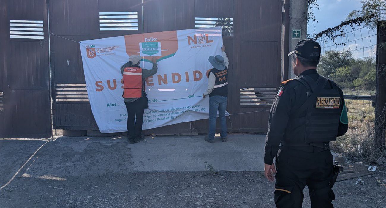 Impone División Ambiental suspensión a chatarrera en Escobedo