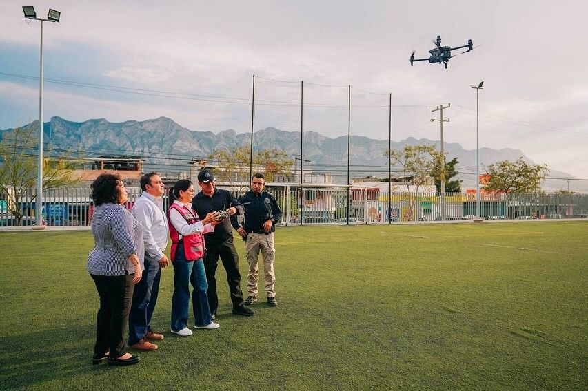 Inician patrullaje con drones en Santa Catarina