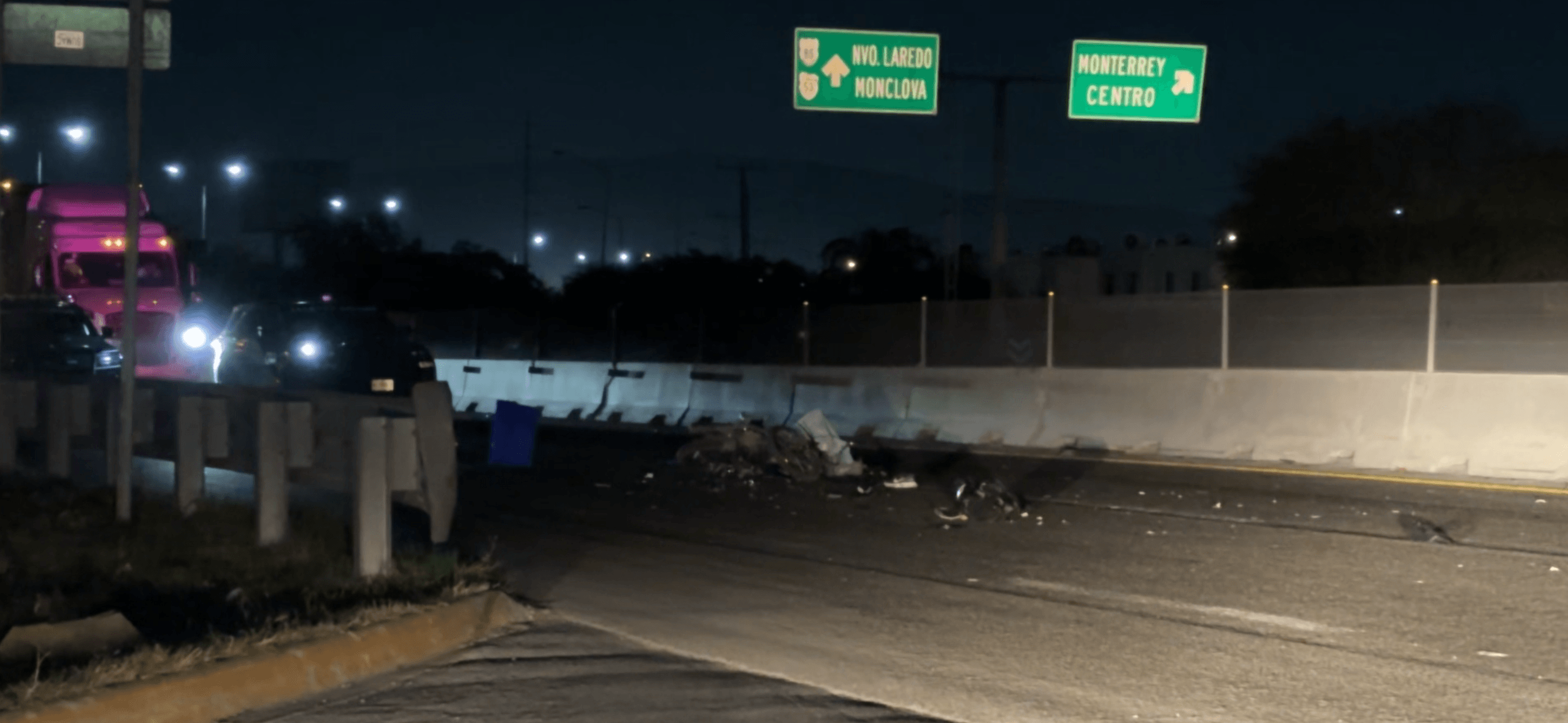 Muerte de motociclista provoca caos sobre Libramiento Noreste.png