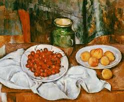 “Naturaleza muerta con cerezas”, de Cézanne.jfif