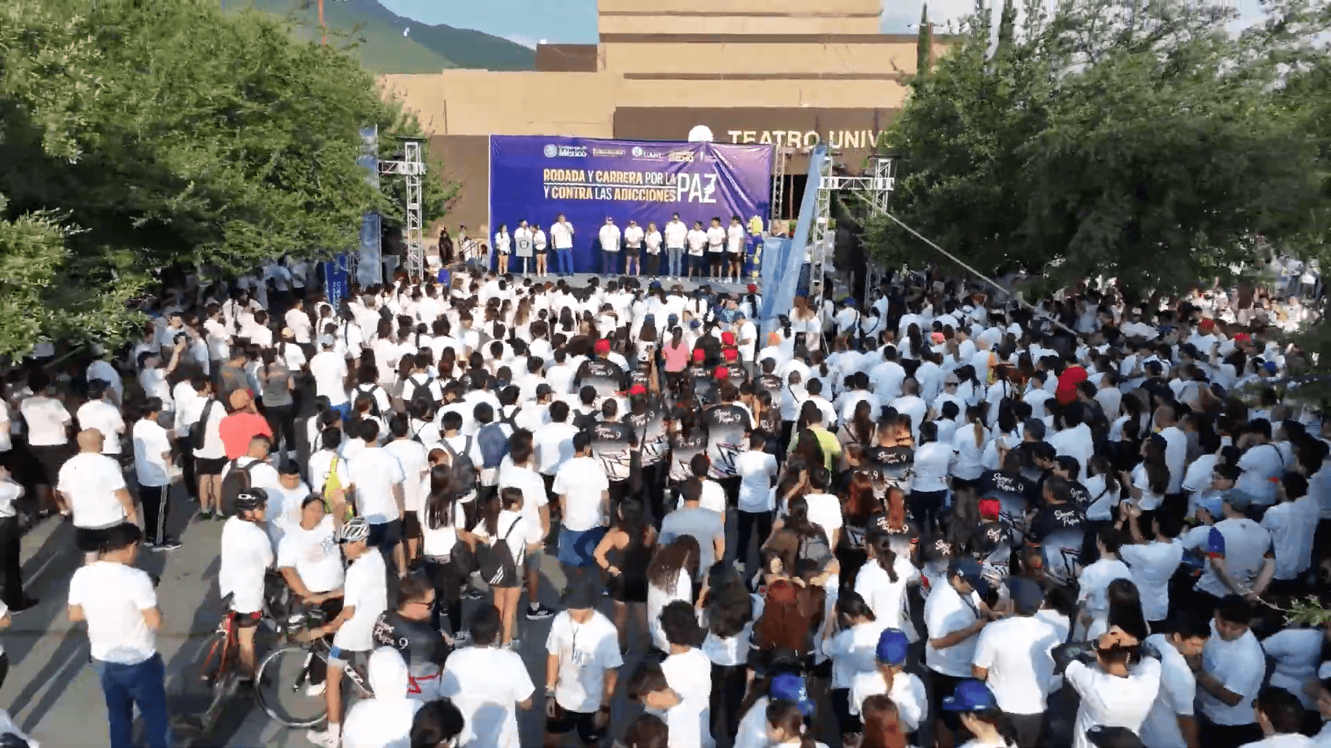 Realiza UANL rodada y carrera por la paz