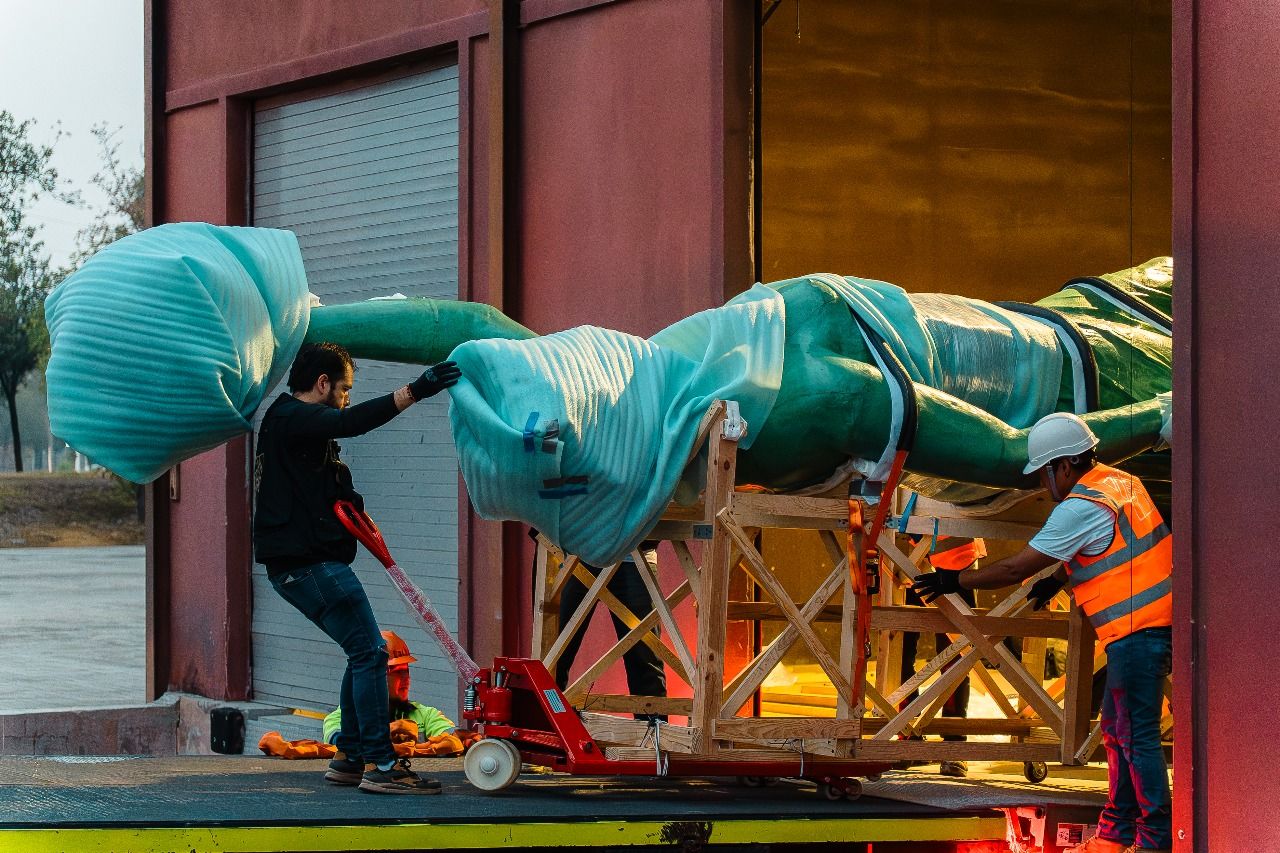 Realizan operativo para la Alegoría al Arco de la Independencia