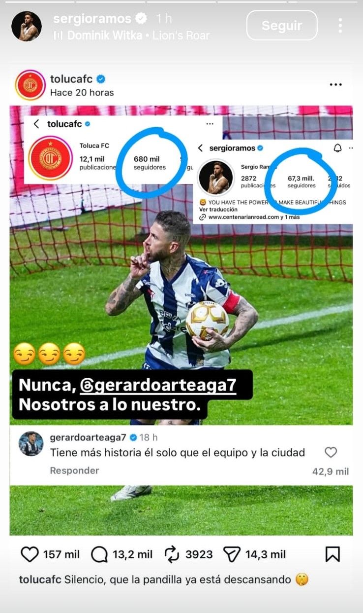 Sergio Ramos le responde las burlas del Toluca.jpeg