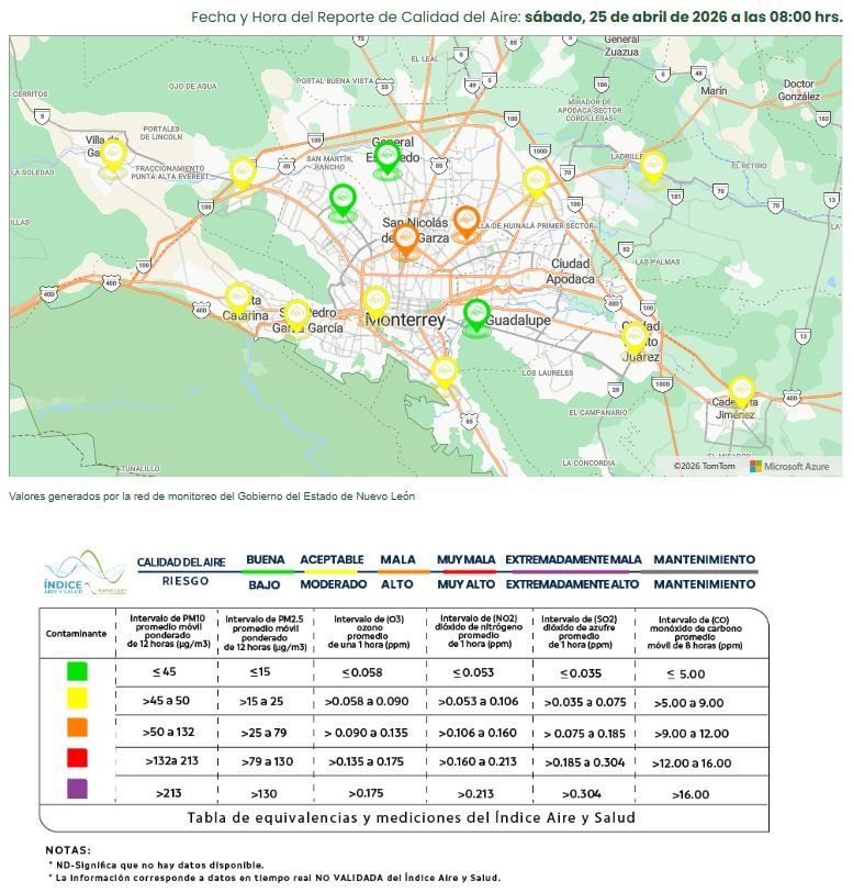 calidad del aire sabado 25 abril.JPG