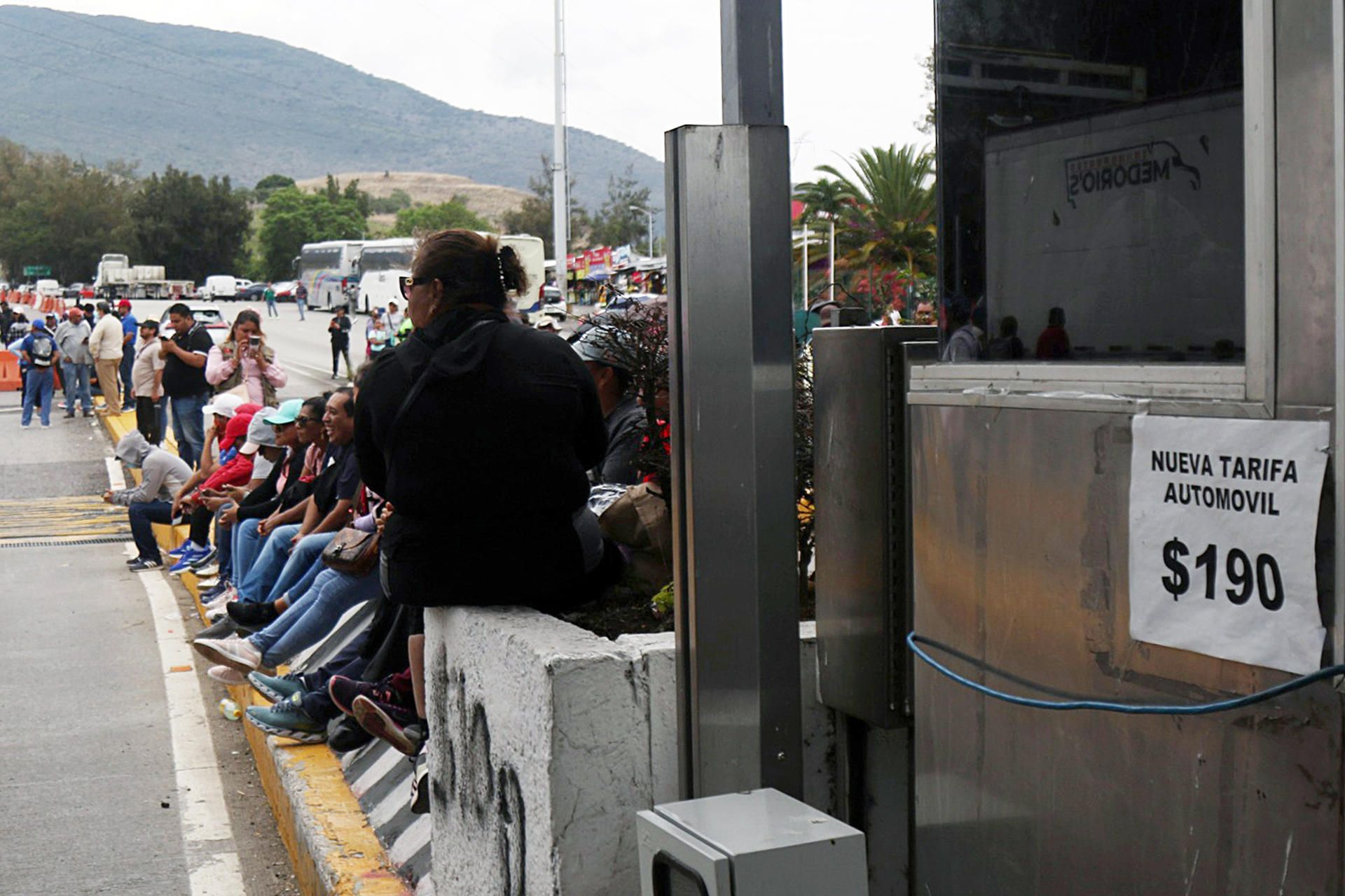 cnte bloqueo carretera