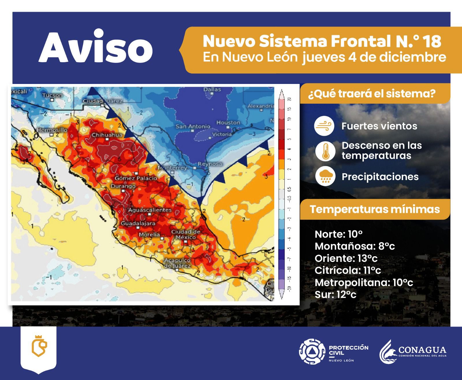 ingresa frente frío 18 a nuevo león con lluvias.jpeg