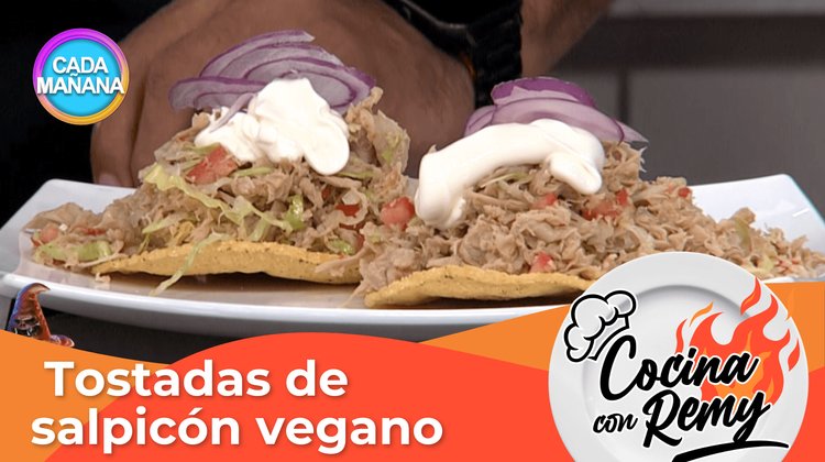 Cocina con Remy:  Tostadas de salpicón vegano | Cada Mañana Azteca Noreste