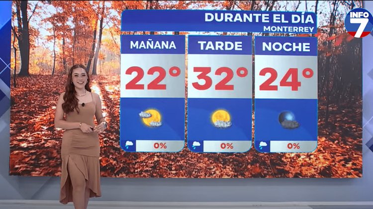 Pronóstico del Tiempo con Tania Montemayor | INFO 7 Monterrey - 01 de octubre