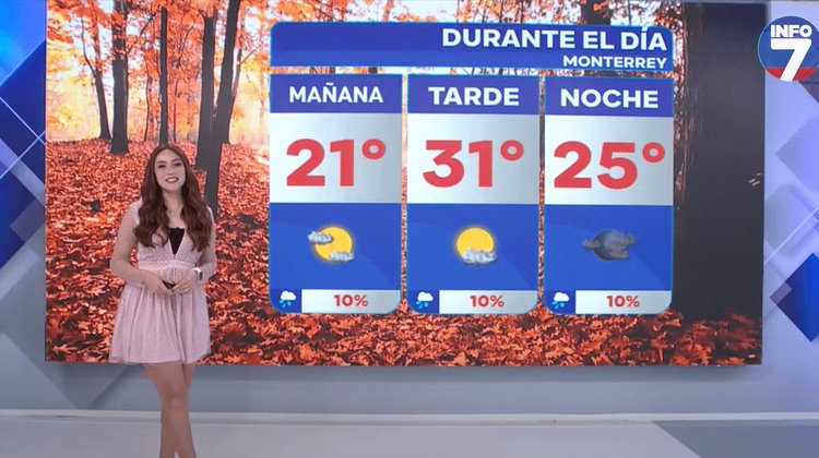 Pronóstico del Tiempo con Tania Montemayor | INFO 7 Monterrey - 06 de octubre