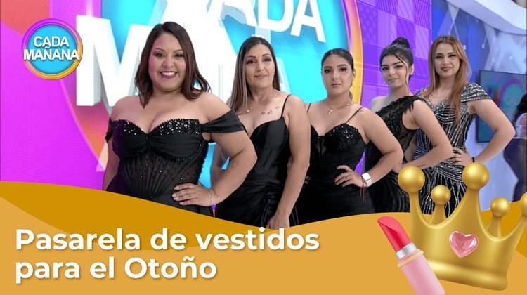 Pasarela de vestidos para el Otoño