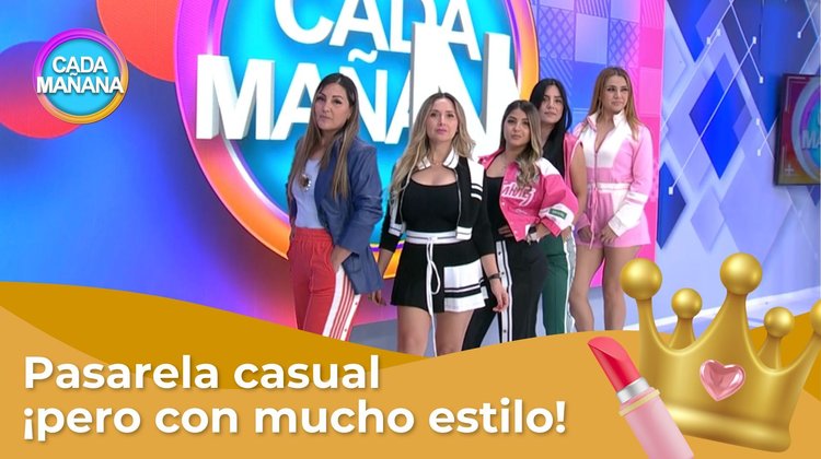 Pasarela casual pero con mucho estilo