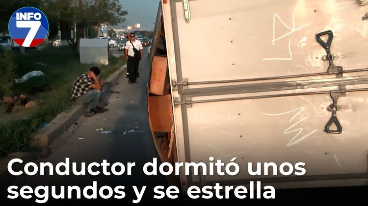 Volcadura deja un lesionado en la Carretera a Saltillo en Santa Catarina | INFO7