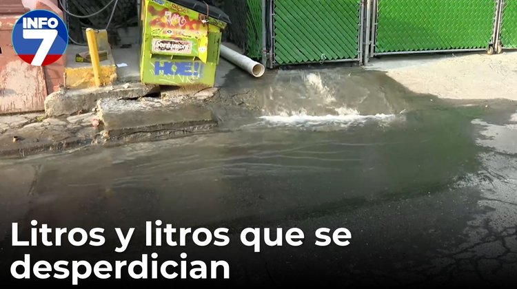Tiradero de agua cumple más de 1 años sobre Calle Matamoros en Barrio Antiguo | INFO7