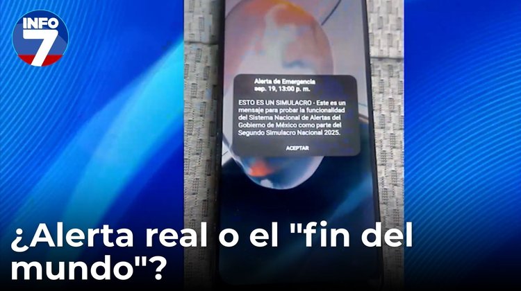 Reacción de los regiomontanos ante alarma del Simulacro Nacional | INFO7