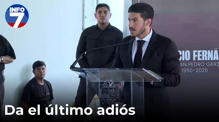 El Gobernador Samuel García asiste a la Guardia de Honor de Mauricio Fernández | INFO7