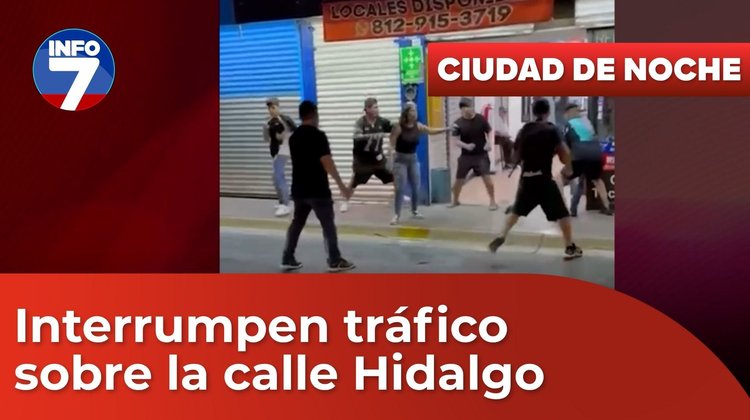 Captan riña entre comerciantes en las afueras de la Plaza de la Tecnología en Monterrey | INFO7
