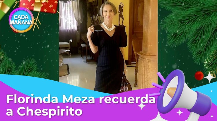 Florinda Meza recuerda a Chespirito a 11 años de su partida | CADA MAÑANA