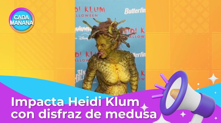 Chisma, chisma - Impacta Heidi Klum con disfraz de medusa | CADA MAÑANA