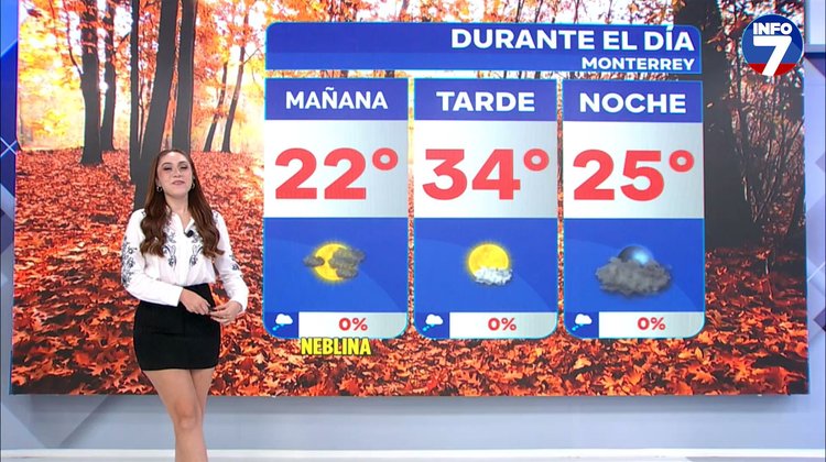 Pronóstico del Tiempo con Tania Montemayor | INFO 7 Monterrey - 23 de septiembre