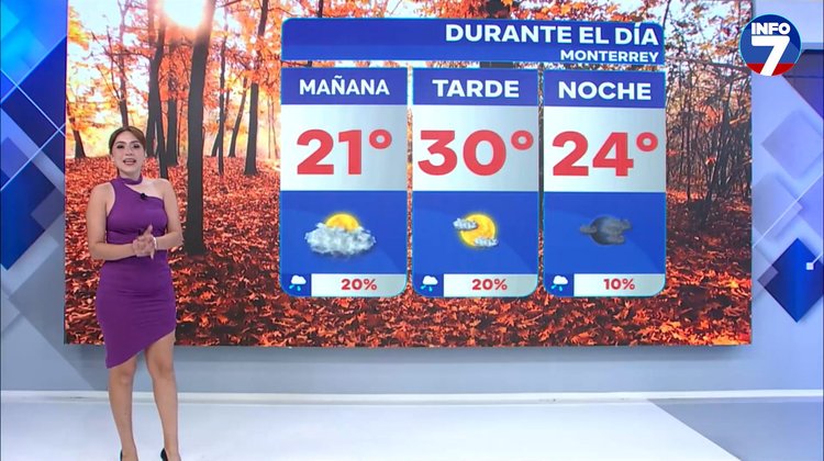 Pronóstico del Tiempo con Tania Montemayor | INFO 7 Monterrey - 26 de septiembre