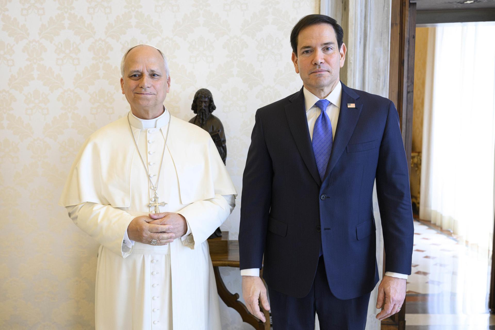 papa leon marco rubio