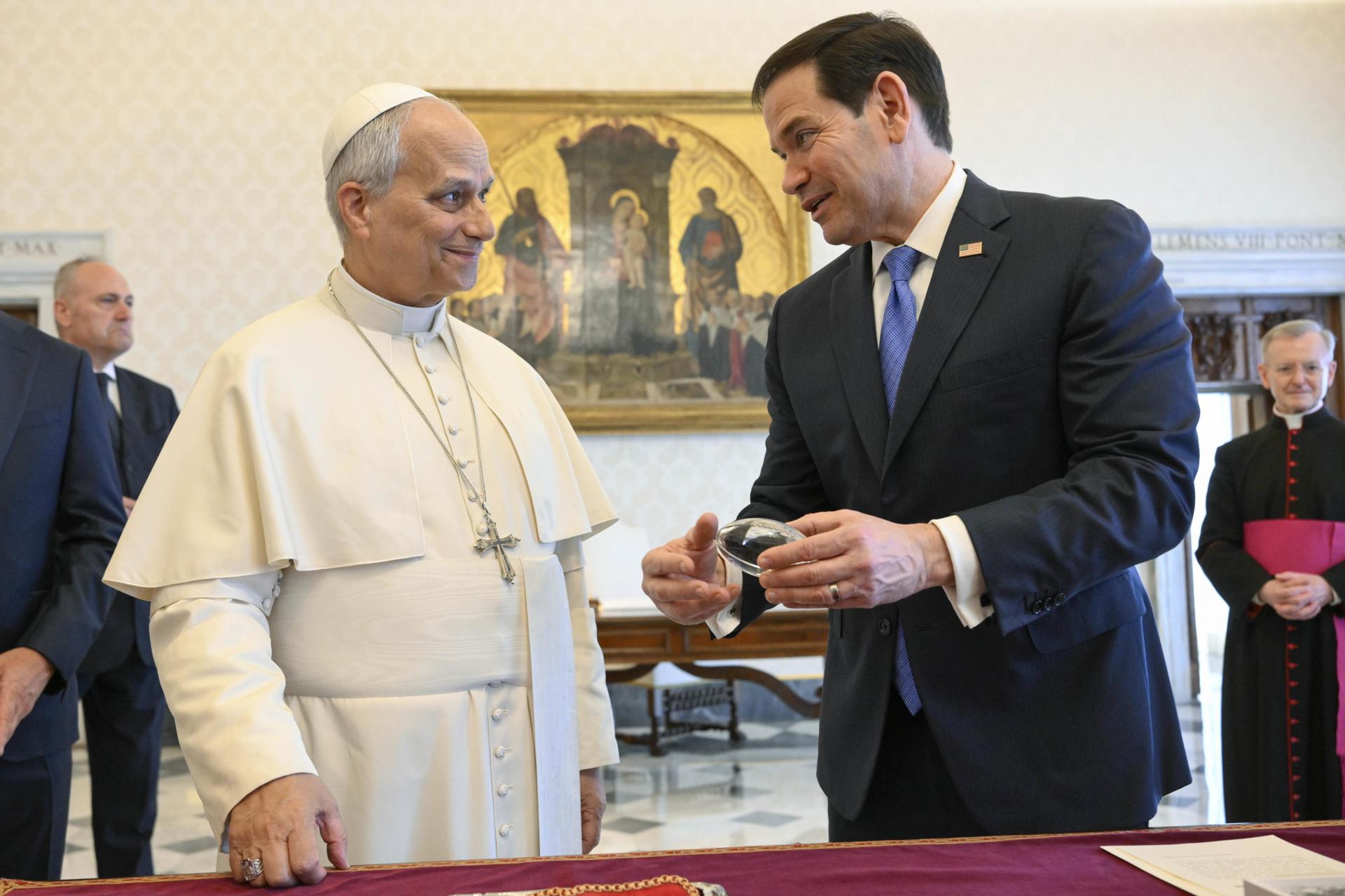 papa leon marco rubio