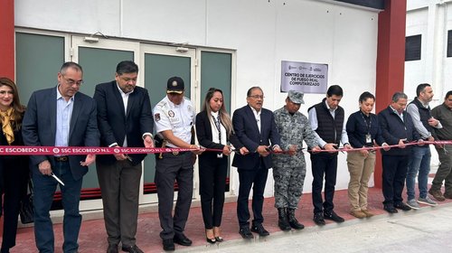 Inauguran centro de tiro a fuego real en academia de Escobedo
