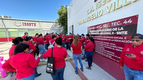 Maestros llevarán a CDMX denuncias contra el ISSSTE Reynosa