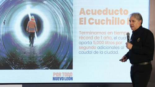  Destina NL en tres años más de $21,000 mdp en obras de agua