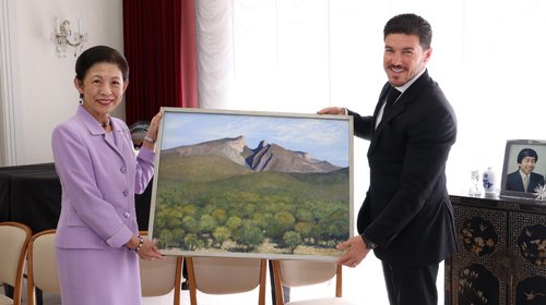 Refuerza NL lazos con Japón en encuentro con la Princesa Takamado